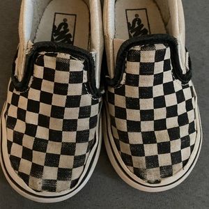 Toddler checkered vans